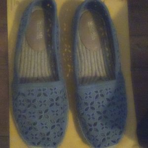 Michael Kors Espadrilles Size 9 Sky Blue